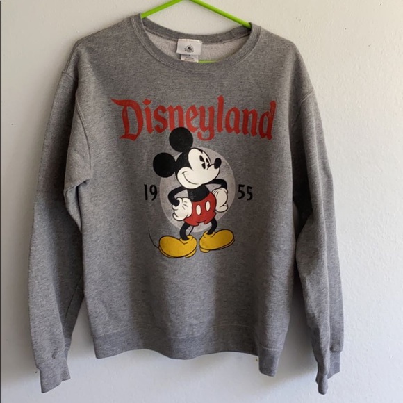 Disney | Tops | Disney Grey Crewneck 